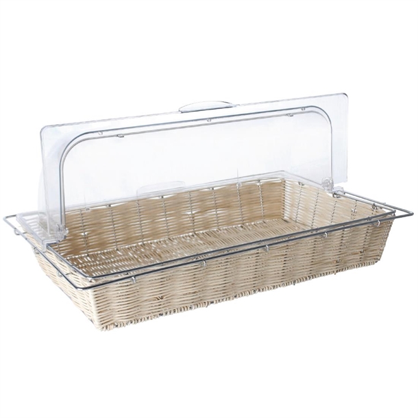 Olympia Polycarbonate Rolltop Cover GN 1/1