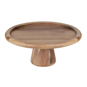 Olympia Acacia Cake Stand 305(Ø)x127(H)mm