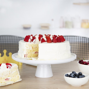 Olympia Kristallon Melamine Round Cake Stand 330x140mm Olympia Kristallon Melamine Round Cake Stand 330x140mm