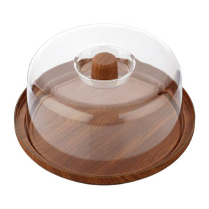 Evelin Cake Platter & Cover Set - 300x110mm