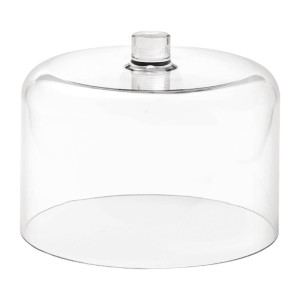 Chef Inox Cloche Straight Sided Clear Polycarbonate 275x212mm