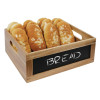 Olympia Bread Crate with Chalkboard 1/2 GN