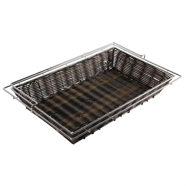 APS Polyratten Basket with Frame GN 1/1 APS Polyratten Basket with Frame GN 1/1