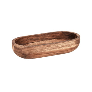 Chef Inox Serve Oval Bowl Acacia 254x130x60mm (Pack of 2)
