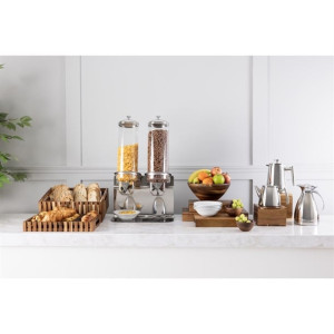 Olympia Acacia Bowls 100(D)x50(H)mm
