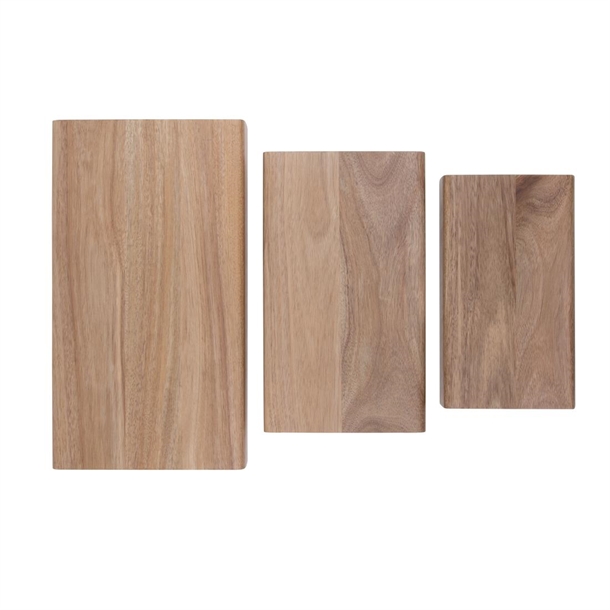 Olympia Acacia Wood Riser Set (3 Pack) Olympia Acacia Wood Riser Set (3 Pack)