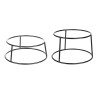 Olympia Non-Slip Multi-Round Riser Black Wire 230x260x100mm