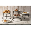 Olympia Non-Slip Multi-Round Riser Black Wire 230x260x100mm