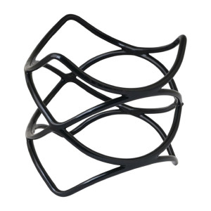 Ryner Spiral Riser Display Stand Black 200mm