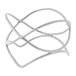 Ryner Spiral Riser Display Stand Silver 150mm (6 Pack)