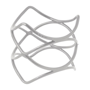 Ryner Spiral Riser Display Stand Silver 200mm