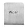 Trenton Vegan Buffet Sign - Stainless Steel