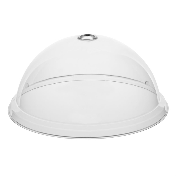 Olympia Kristallon Polycarbonate Domed Plate Cover Round 300mm Olympia Kristallon Polycarbonate Domed Plate Cover Round 300mm