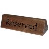 Olympia Acacia Menu Holder and Reserved Sign (10 Pack)