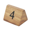 Olympia Acacia Table Number Signs Numbers 1-10
