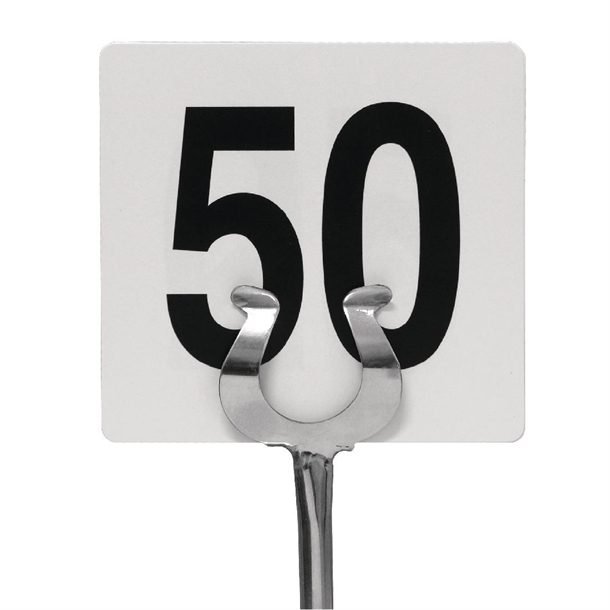 Olympia Table Numbers Set 1-50