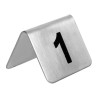 Olympia Stainless Steel Table Numbers 1-10 (10 Pack)