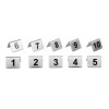 Olympia Stainless Steel Table Numbers 1-10 (10 Pack)