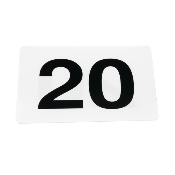 Olympia Table Numbers Set 1-25