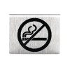 Olympia Stainless Steel No Smoking Table Sign