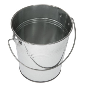 Olympia Round Galvanised Bucket 120x130mm
