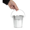 Olympia Round Galvanised Bucket 120x130mm Olympia Round Galvanised Bucket 120x130mm