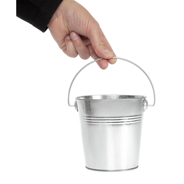 Olympia Round Galvanised Bucket 120x130mm Olympia Round Galvanised Bucket 120x130mm