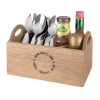 Olympia Oak Printed Table Caddy 230mm