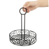 Olympia Wire Condiment Holder Black