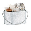 Olympia Galvanised Table Tidy - 135(H)x240(W)x175(D)mm