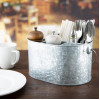 Olympia Galvanised Table Tidy - 135(H)x240(W)x175(D)mm