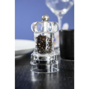 Olympia Acrylic Salt & Pepper Mill 102mm