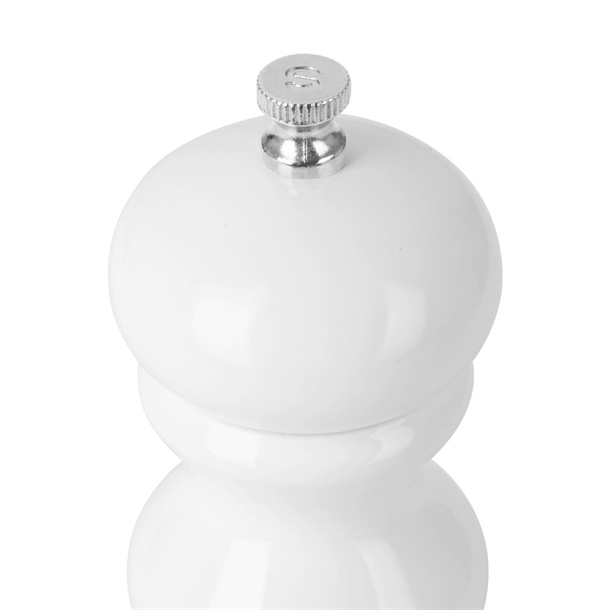 Olympia Salt Or Pepper Grinder White Hevea Wood - 125mm Olympia Salt Or Pepper Grinder White Hevea Wood - 125mm