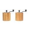 Olympia Bamboo Salt & Pepper Mill Grinder Set Olympia Bamboo Salt & Pepper Mill Grinder Set