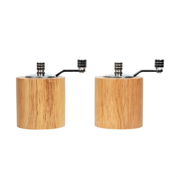 Olympia Bamboo Salt & Pepper Mill Grinder Set Olympia Bamboo Salt & Pepper Mill Grinder Set