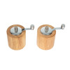 Olympia Bamboo Salt & Pepper Mill Grinder Set Olympia Bamboo Salt & Pepper Mill Grinder Set