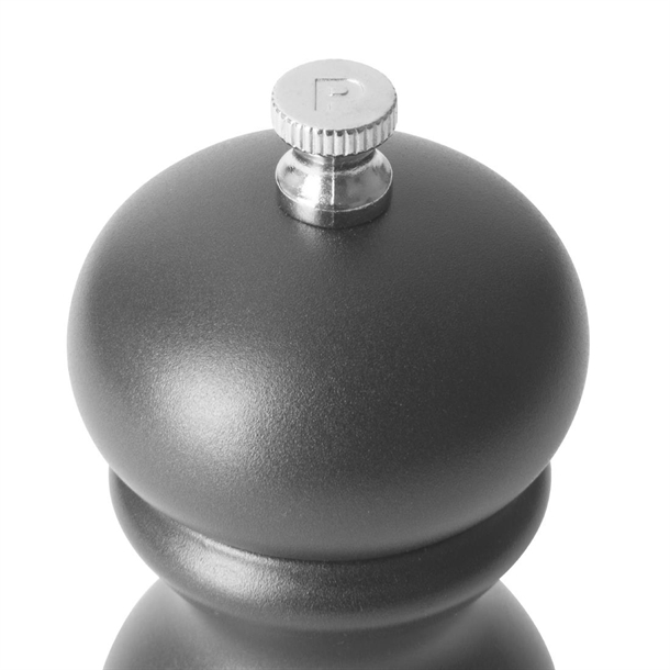 Olympia Salt Or Pepper Grinder Grey Hevea Wood - 125mm