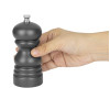 Olympia Salt Or Pepper Grinder Grey Hevea Wood - 125mm