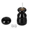 Olympia Salt Or Pepper Grinder Black Hevea Wood - 125mm Olympia Salt Or Pepper Grinder Black Hevea Wood - 125mm