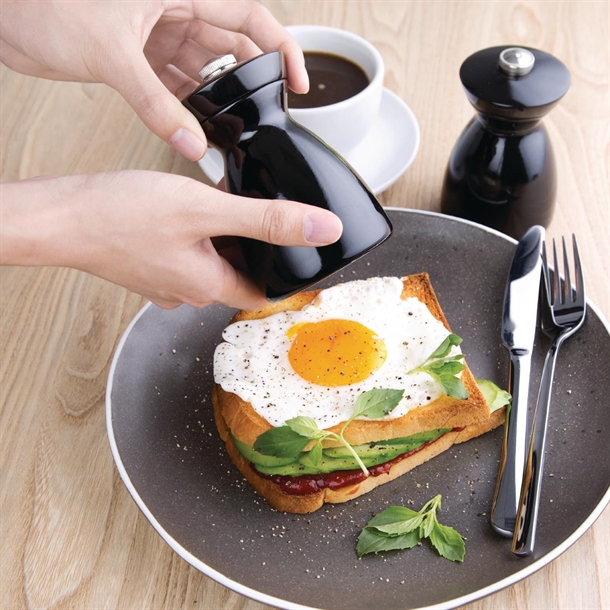 Olympia Dark Wood Salt & Pepper Mill Set