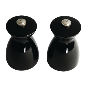 Olympia Dark Wood Salt & Pepper Mill Set