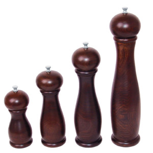 Olympia Dark Wood Salt & Pepper Mill 150mm