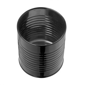 Olympia Tin Can Table Tidy Black - 110(H)x90(W)mm