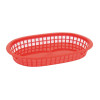Olympia Oval Polypropylene Food Basket Red (6 Pack) Olympia Oval Polypropylene Food Basket Red (6 Pack)