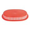 Olympia Oval Polypropylene Food Basket Red (6 Pack) Olympia Oval Polypropylene Food Basket Red (6 Pack)