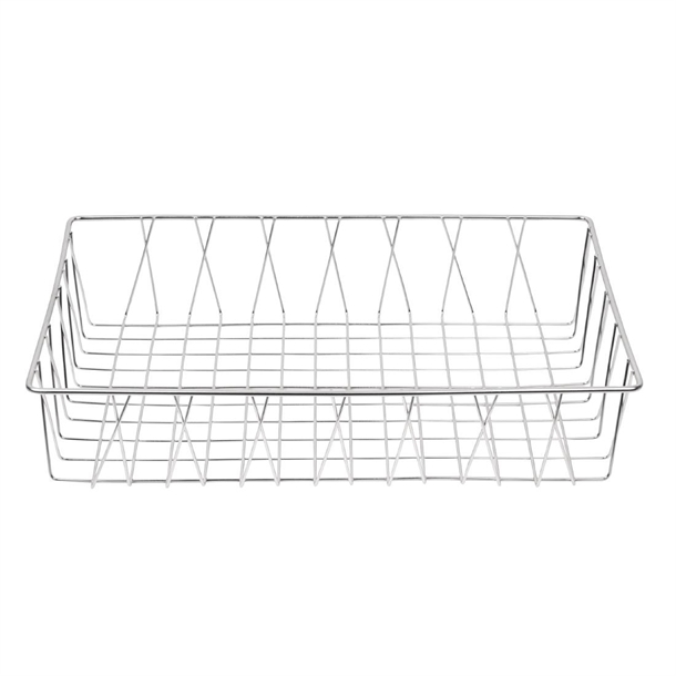 Olympia St/St Wire Display Basket 450 x 300 x 100mm Olympia St/St Wire Display Basket 450 x 300 x 100mm