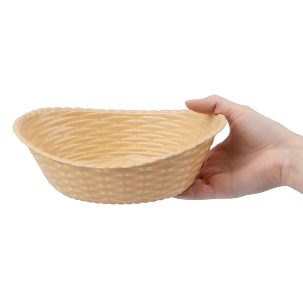 Olympia Kristallon Oval Polypropylene Basket