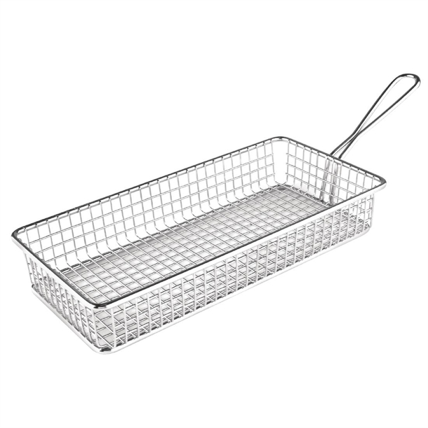 Olympia Rectangular Presentation Fryer Basket Olympia Rectangular Presentation Fryer Basket