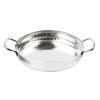 Olympia Table Presentation Handled Dish Stainless Steel Hammered 180mm Olympia Table Presentation Handled Dish Stainless Steel Hammered 180mm