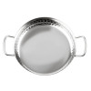 Olympia Table Presentation Handled Dish Stainless Steel Hammered 180mm Olympia Table Presentation Handled Dish Stainless Steel Hammered 180mm